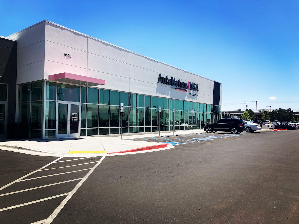 Exterior of AutoNation in Albuquerque, New Mexcio