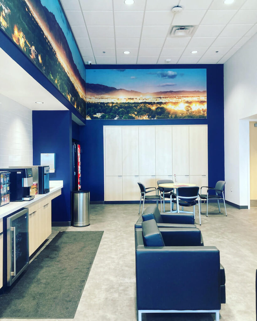 Interior Waiting Area at AutoNation in Albuquerque, New Mexico