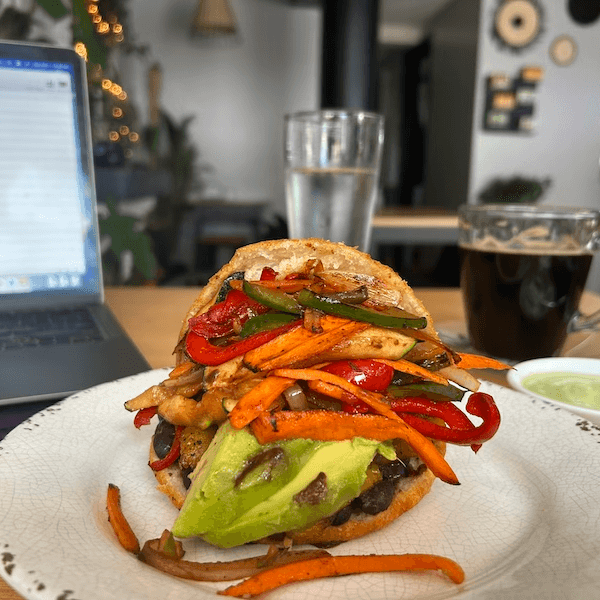 Arepas to Go - Vegan Food in Baños, Ecuador