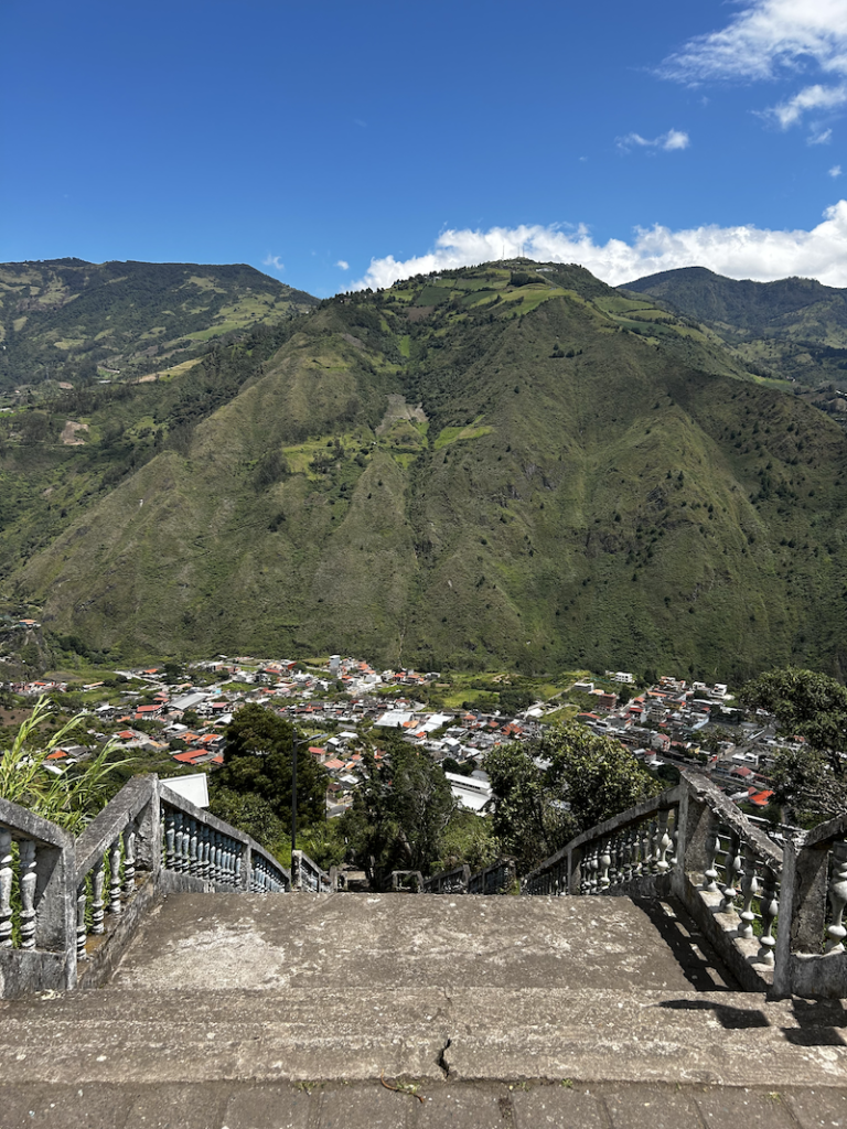 Views from El Virgen - Best Views in Baños Ecuador